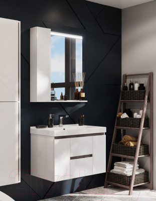 Тумба с умывальником Акватон Рене 80 (1A2586K0NRC80)