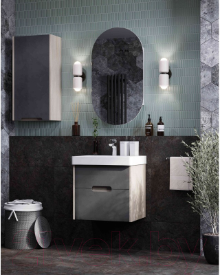 Тумба с умывальником Акватон Оливия 55 (1A2542K0OLUG0)