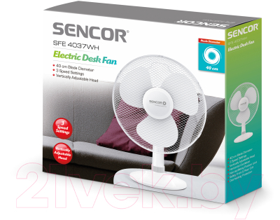 Вентилятор Sencor SFE 4037WH