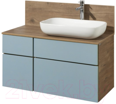 Тумба под умывальник Акватон Мишель 100 (1A256901MIX30) - фото