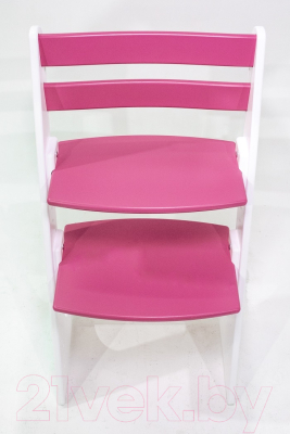Стул детский Конек Горбунек Комфорт (белый/розовый)