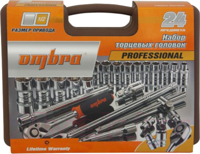 Набор головок слесарных Ombra 911224