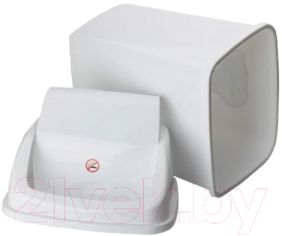 Мусорное ведро Эльфпласт Ромашка с перекидным верхом ЕР108