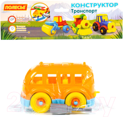 Игрушка-конструктор Полесье Автобус / 78995