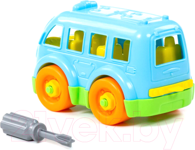 Игрушка-конструктор Полесье Автобус / 78995