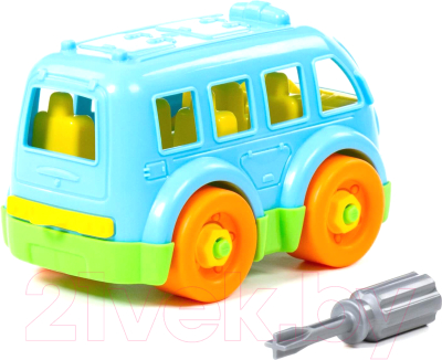 Игрушка-конструктор Полесье Автобус / 78995