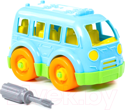 Игрушка-конструктор Полесье Автобус / 78995