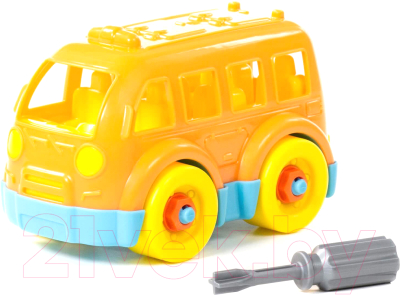Игрушка-конструктор Полесье Автобус / 78995