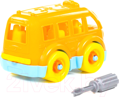 Игрушка-конструктор Полесье Автобус / 78995