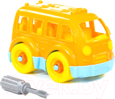 Игрушка-конструктор Полесье Автобус / 78995