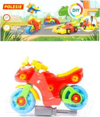 Игрушка-конструктор Полесье Мотоцикл / 78209