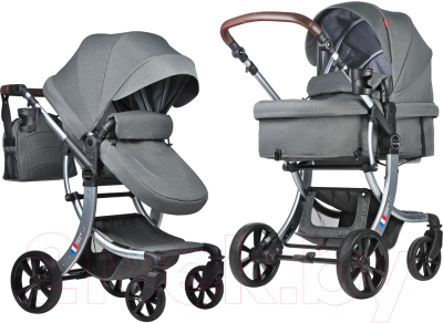 Детская универсальная коляска Aimile Original New Silver / NDS-2