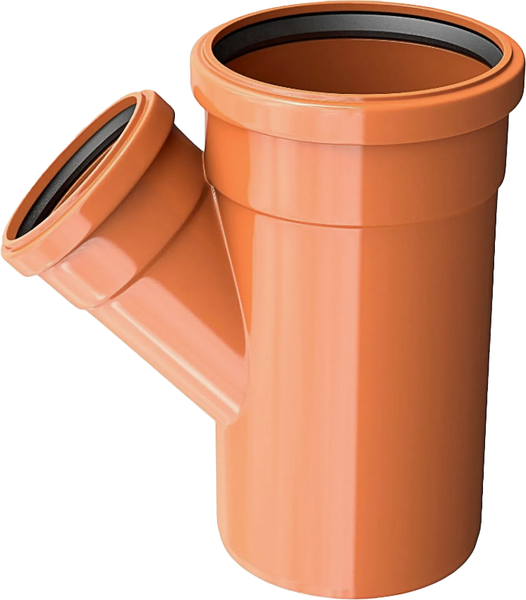 Тройник наружной канализации Ostendorf 200x160/45° / 223310 - фото