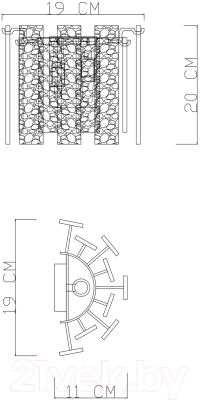 Светильник Divinare Felis 6005/17 AP-1