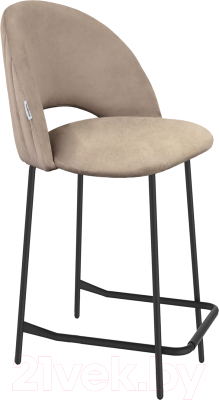 Стул барный Sheffilton SHT-ST34-1/S29-1 (латте/черный муар) - фото