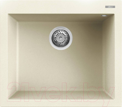 Мойка кухонная Elleci Quadra 105 Undermount Bianco Antico G62 / LGQ10562BSO - фото