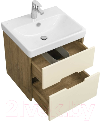 Тумба с умывальником Акватон Оливия 55 (1A2542K0OLVG0)