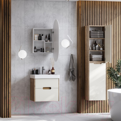 Тумба с умывальником Акватон Оливия 55 (1A2542K0OLVG0)