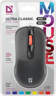 Мышь Defender Ultra Classic MB-280 / 52281