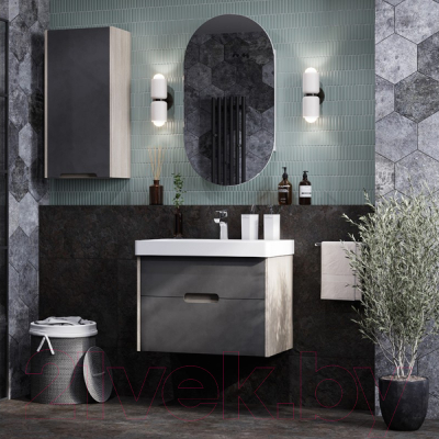 Тумба с умывальником Акватон Оливия 70 (1A2543K0OLUG0)