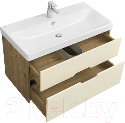 Тумба с умывальником Акватон Оливия 90 (1A2544K0OLVG0)