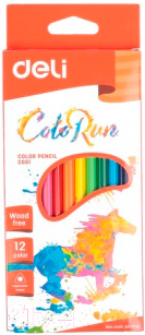 Набор цветных карандашей Deli С00100 - фото