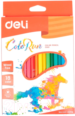 Набор цветных карандашей Deli С00110 - фото