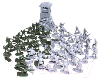 Набор фигурок игровых Биплант Рота солдат / 12053 - фото