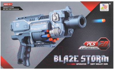 Бластер игрушечный Наша игрушка С мягкими пулям / ZC7077