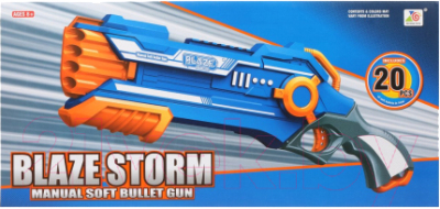 Бластер игрушечный Наша игрушка С мягкими пулям / 7037