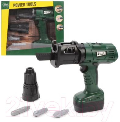 Шуруповерт игрушечный Наша игрушка Лобзик / T1404(G)