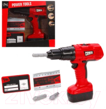 Дрель игрушечная Наша игрушка Шуруповерт / T1401