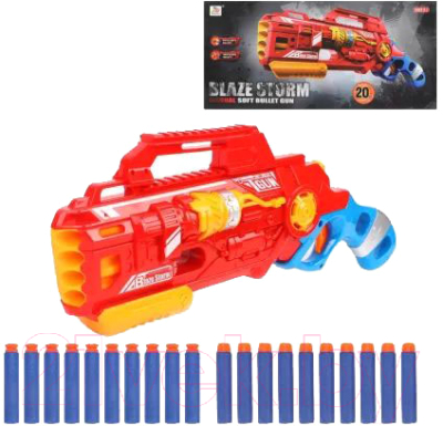 Бластер игрушечный Наша игрушка С мягкими пулям / 7067