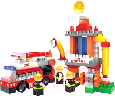 Конструктор Bauer Fireman Пожарная вышка / 741 - фото
