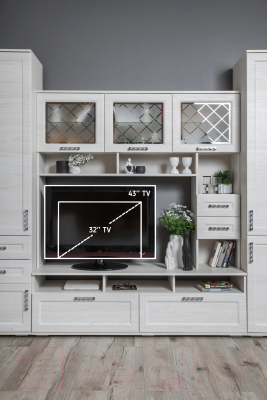 Стенка Премиум ТВА Александра ТВ (бодега/вяз каньон милк)