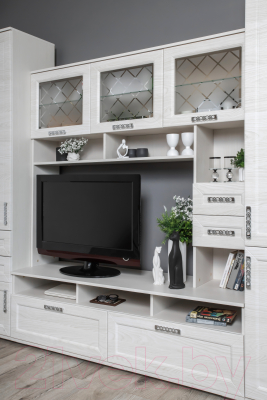 Стенка Премиум ТВА Александра ТВ (бодега/вяз каньон милк)