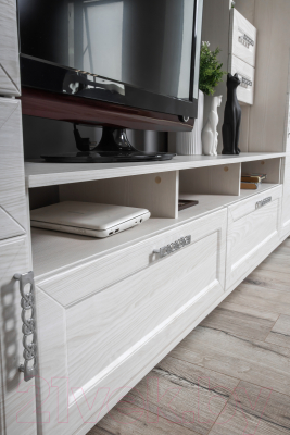 Стенка Премиум ТВА Александра ТВ (бодега/вяз каньон милк)