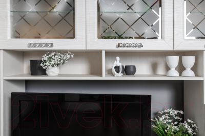 Стенка Премиум ТВА Александра ТВ (бодега/вяз каньон милк)