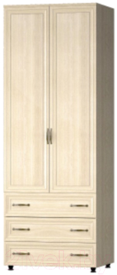 Шкаф Премиум Гармония двухстворчатый с ящиками без зеркал - фото
