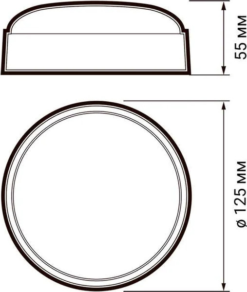 Светильник Фаза ДПО-1016 8W 6500K IP54 / 5033047