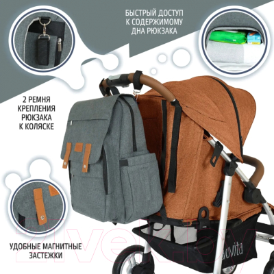 Рюкзак Nuovita CapCap Hipster