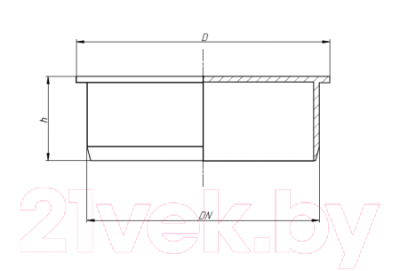 Заглушка внутренней канализации Ostendorf ДУ 40 / 111620