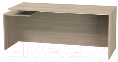 Письменный стол Премиум Акцент 190 (шимо светлый) - фото