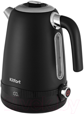 Электрочайник Kitfort КТ-6121-1 (черный) - фото