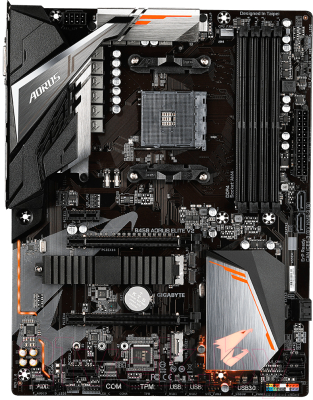 Материнская плата Gigabyte B450 Aorus Elite V2 - фото