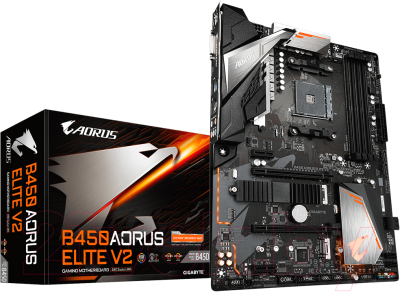 Материнская плата Gigabyte B450 Aorus Elite V2