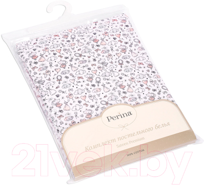 Комплект постельный для малышей Perina Lovely Dream / ЛД3-03.3