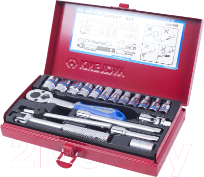 Набор головок слесарных King TONY 2521MR - фото