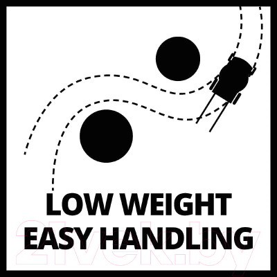 Газонокосилка аккумуляторная Einhell GE-CM 18/32 Li-Solo (3413256)