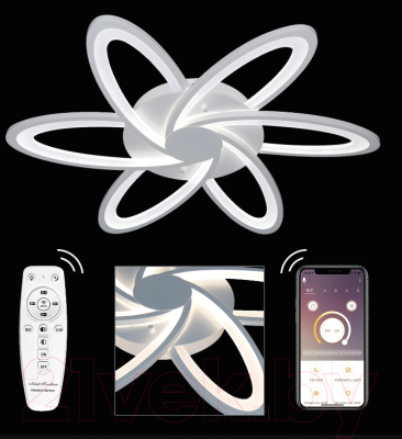 Потолочный светильник Natali Kovaltseva High-Tech Led Lamps 82008 (белый)